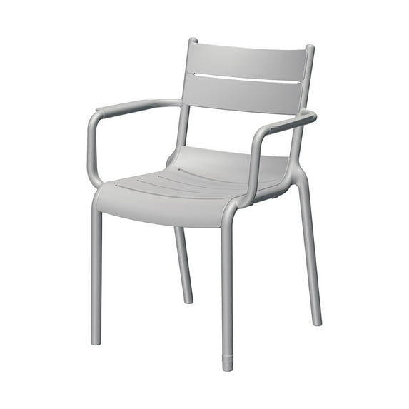 Lagoon Naples A Stackable Armchair Cold Grey, 2 Pcs