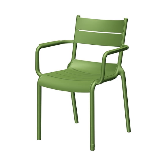Lagoon Naples A Stackable Armchair Olive Green, 2 Pcs