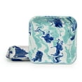 thumbnail image 1 of Golden Rabbit Enamelware Lagoon Pattern - Set of 2 - Square Trays - Golden Rabbit Enamelware, 1 of 5