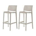 thumbnail image 1 of Lagoon Rue Resin Stackable Bar Stool Set of 2, 1 of 4