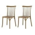 thumbnail image 1 of Lagoon Toppy Stackable Rio 2-Pcs Dinning Chair With Tan Finish 7062N4*SSTOS, 1 of 8