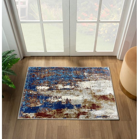 Lagos Collection Passion 2x3 Abstract Area Rug