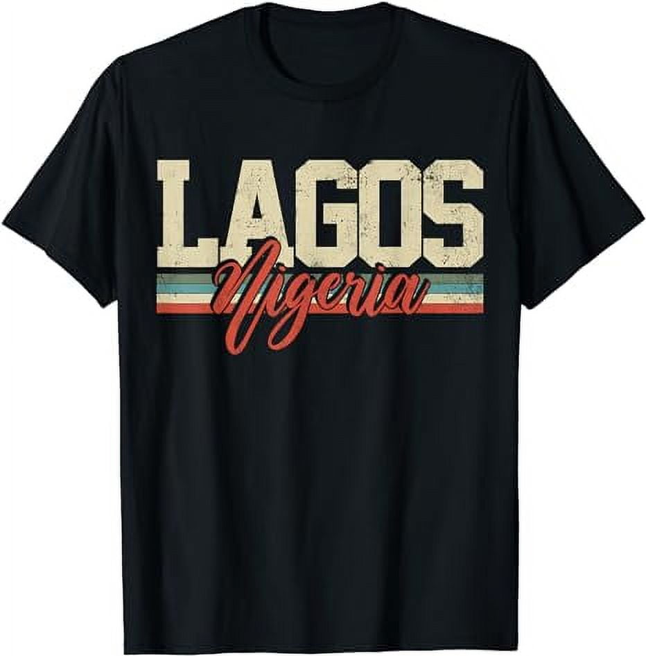 Lagos Nigeria Travel Souvenir Retro Gift TShirt