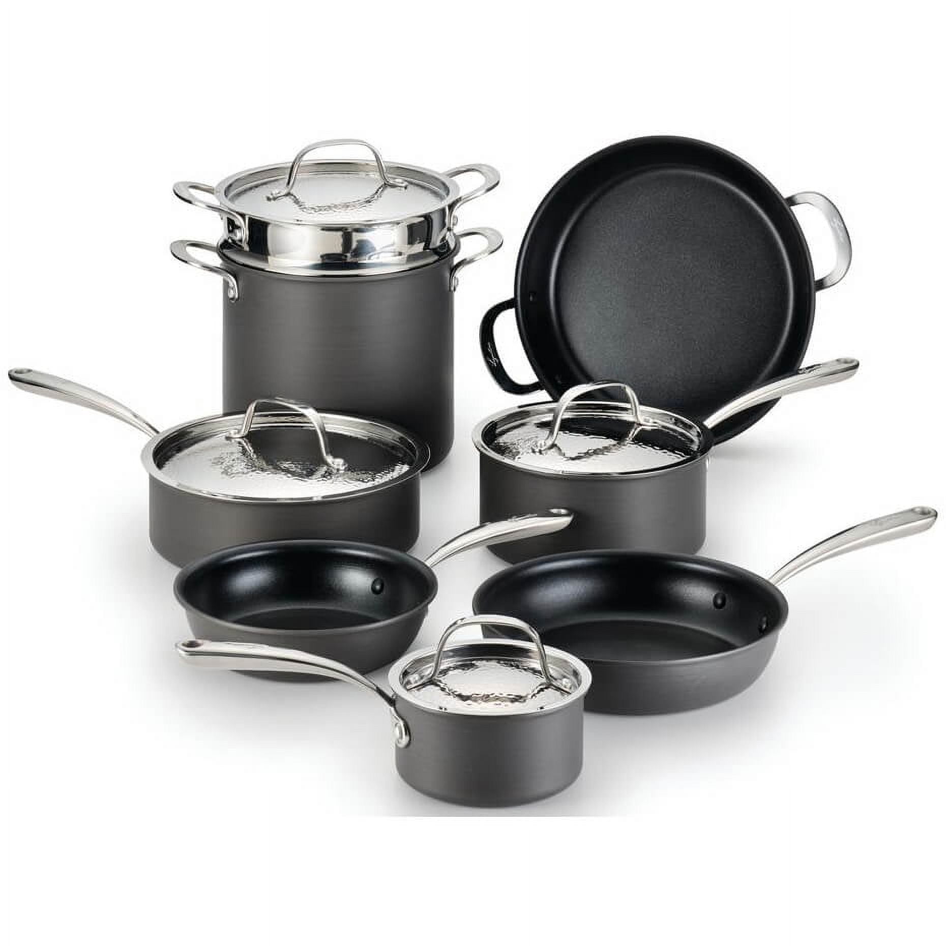 Tramontina Brava Baquelita Soft Touch Stainless Steel Cookware Set 4 Pieces  Clear
