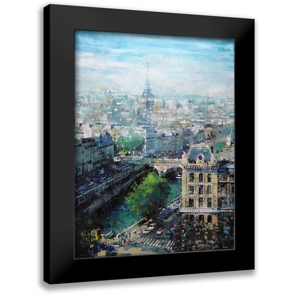 Lague, Mark 12x14 Black Modern Framed Museum Art Print Titled - Tower In The Distance