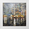 thumbnail image 1 of Lague, Mark 15x15 White Modern Wood Framed Museum Art Print Titled - Manhattan Orange Rain, 1 of 4