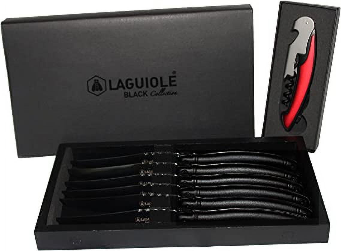 Laguiole 1250-40BLACK, MEDIUM, Black