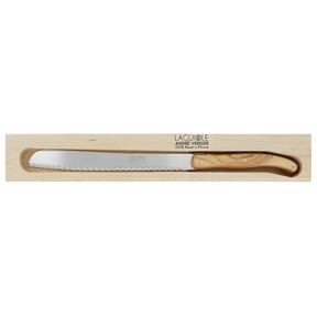 Andre Verdier Laguiole Debutant Country Bread Knife Olivewood 11.4" France