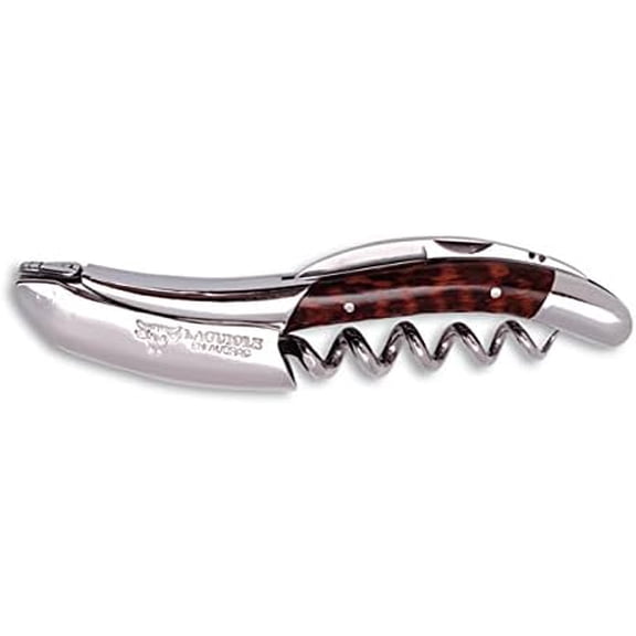 Laguiole En Aubrac Sommelier Waiter's Corkscrew, Amourette Handle, Wine Opener With Foil Cutter & Bottle Opener, Polished Bolster$$Home Decor, Kitchen, & Other