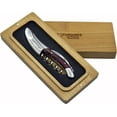 thumbnail image 1 of Laguiole En Aubrac Sommelier Waiter's Corkscrew, Samba Wood With Red Veins Handle, Wine Opener With Foil Cutter & Bottle Opener, Stainless Steel Shiny Bolsters, 1 of 5