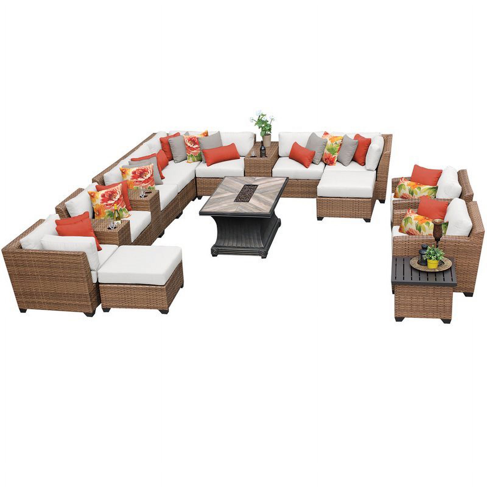 Grand Leisure Las Palmas 17-piece Outdoor Patio Estate Set Costco