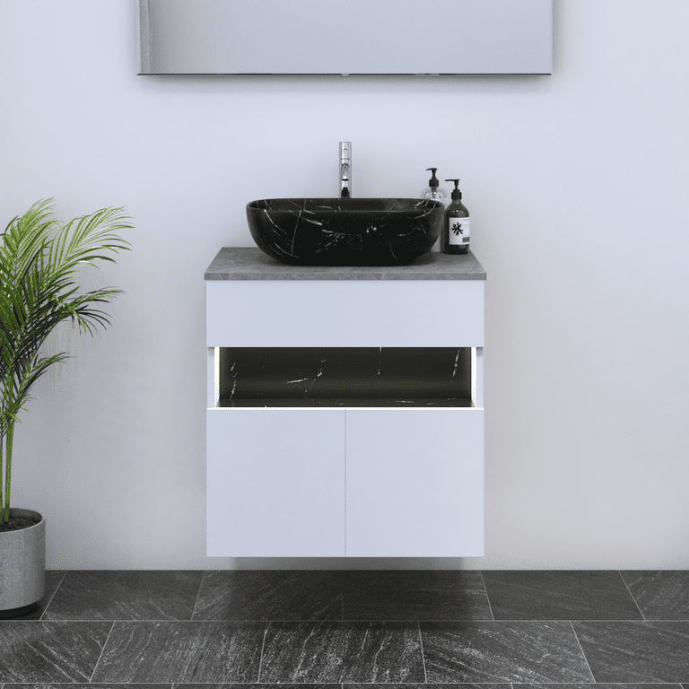 Laguna 2D 60 Floating Bathroom Vanity (24