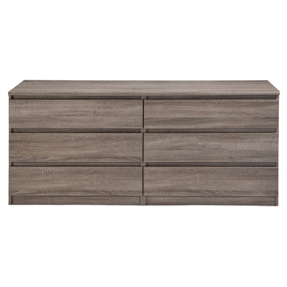Laguna 6 Drawer Double Dresser