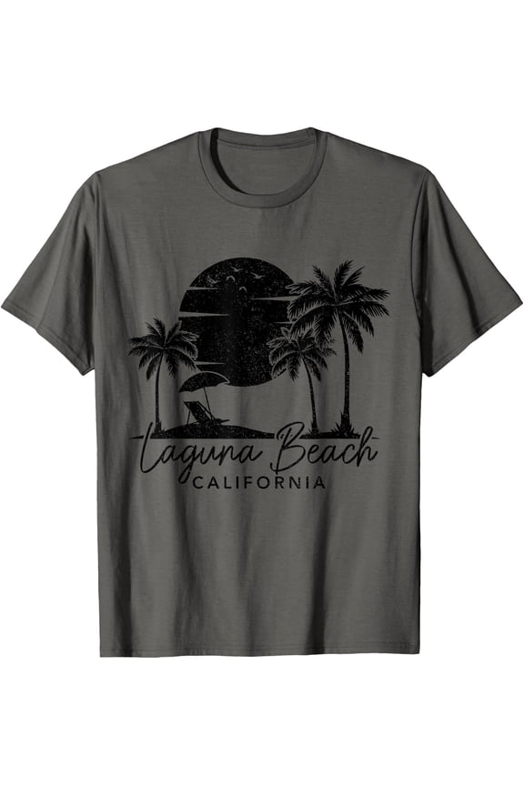 Laguna Beach California Retro Surfer Coastal T-Shirt
