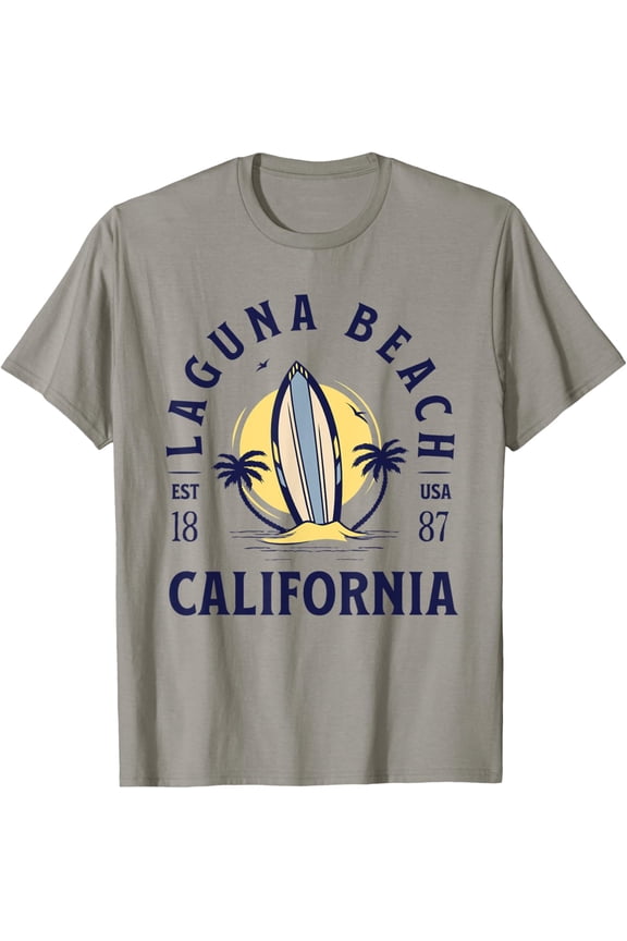 Laguna Beach California Surf Summer Vacation Vintage T-Shirt