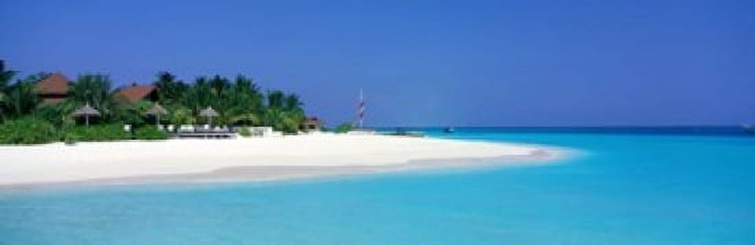 Laguna Beach Maldives Canvas Art - Panoramic Images (18 x 6)