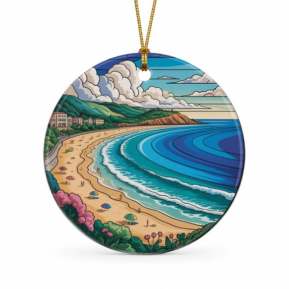 Sammer Weekend Laguna Beach Travel Christmas Ornament, United States Vacation Memory ...