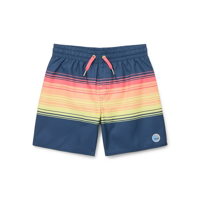 Laguna Boys Midway Stripe Volley Swim Trunks, Sizes 8-16