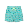 thumbnail image 1 of Laguna Boys Shark Print Volley Swim Trunks, Sizes 8-16, 1 of 3