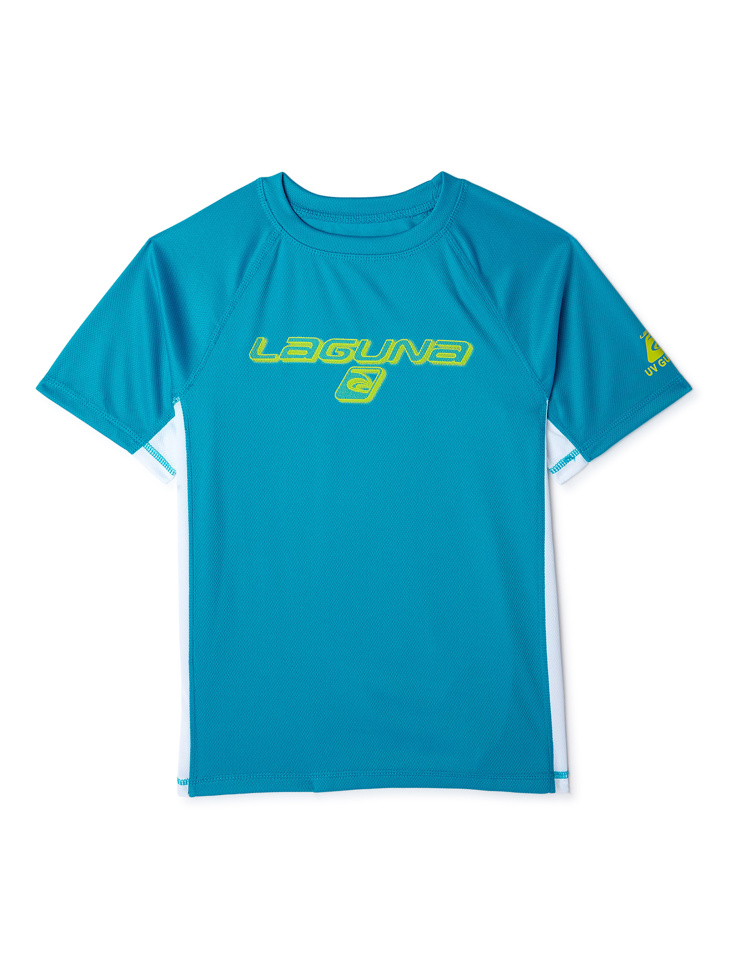 Laguna Boys Short Sleeve Logo Rash Guard, Sizes 820