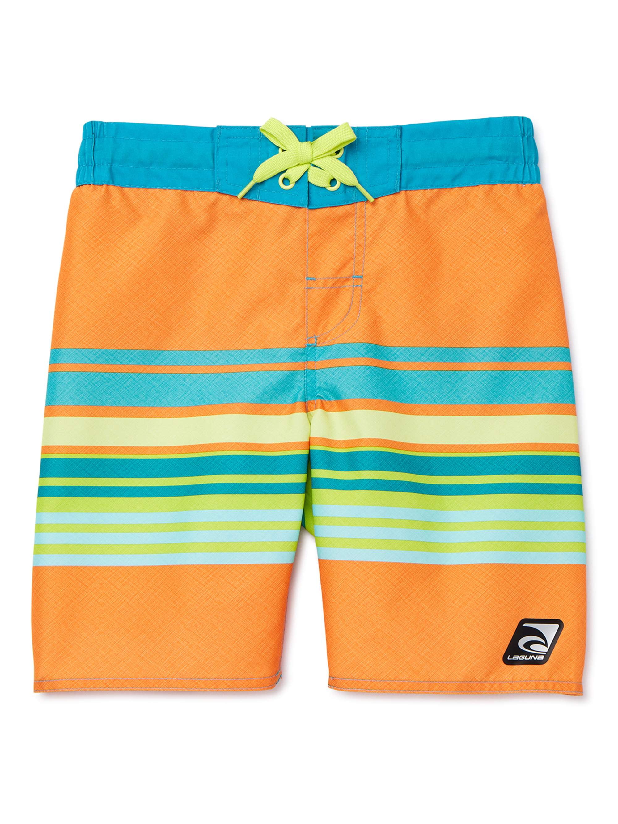  LAGUNA Boys Swim Shorts - Boardshorts Swimming Trunks - Quick  Dry Bathing Suit - UPF 50+ - Acid Lime, Size 8: Clothing, Shoes & Jewelry