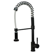 Laguna Brass 1151TB Single Handle Spring Pull-Down Kitchen Faucet Oil Rubbed Bronze Finish