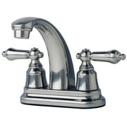 Laguna Brass 2003BN RV/Mobile Home Non-Metallic Centerset Lavatory Faucet Brushed Nickel Finish
