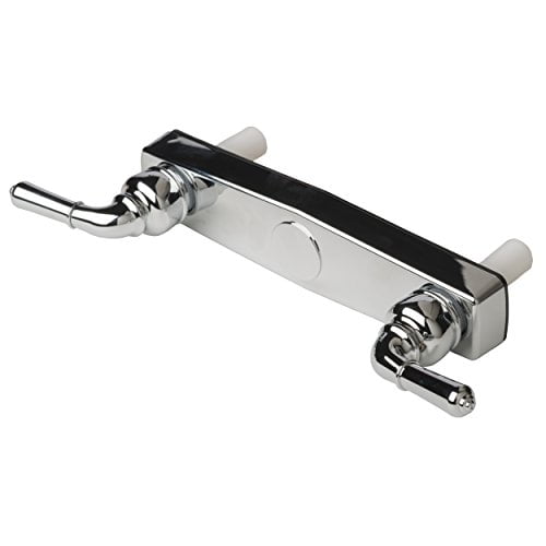 Chrome Finish Wall-Mounted Two Handle Shower Valve