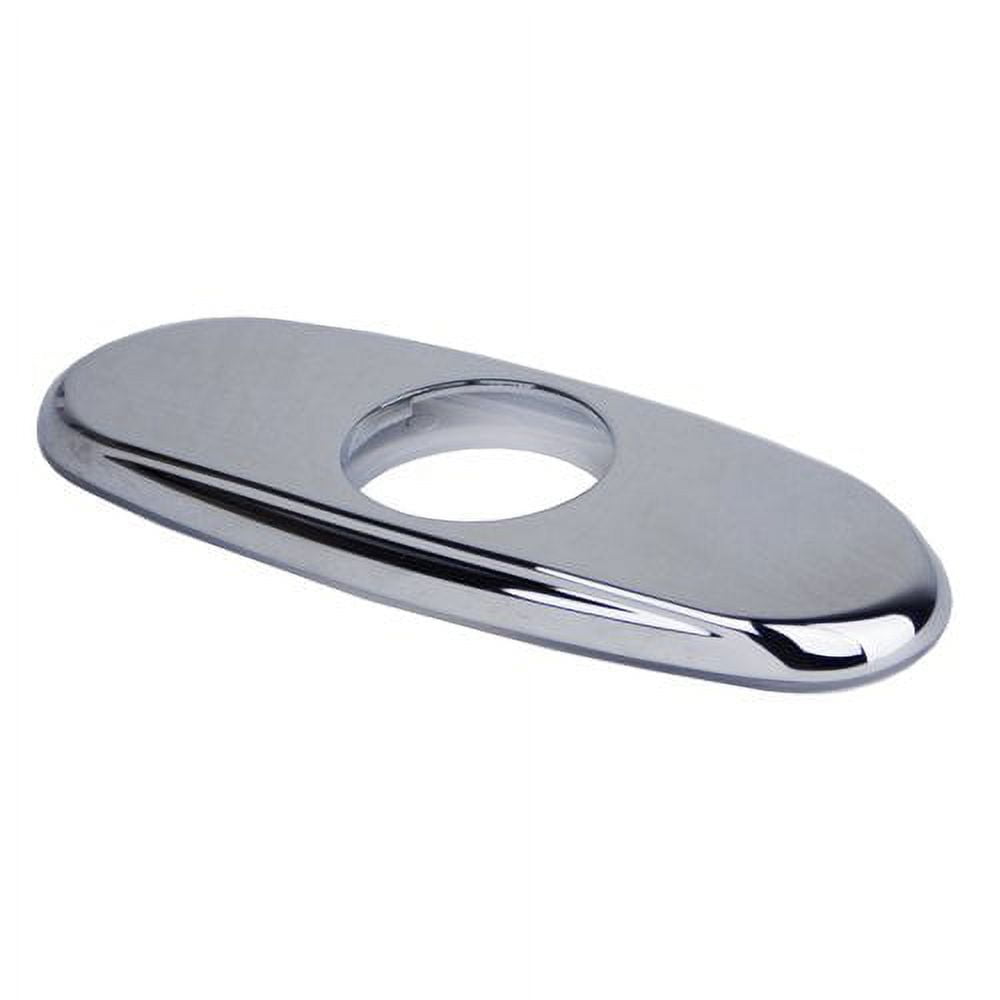 Chrome Bathroom Sink Faucet Hole Cover Deck Plate