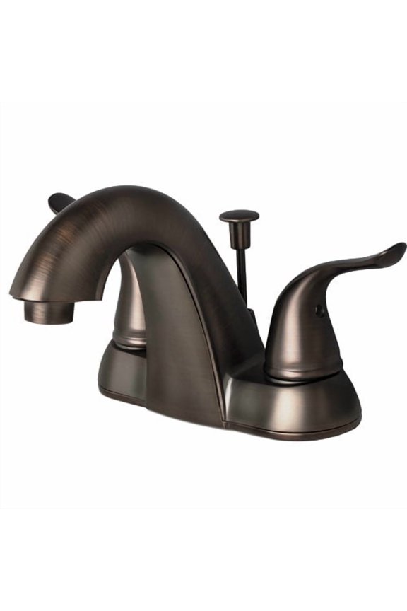 Brass Centerset Bathroom Faucet with Drain Assembly