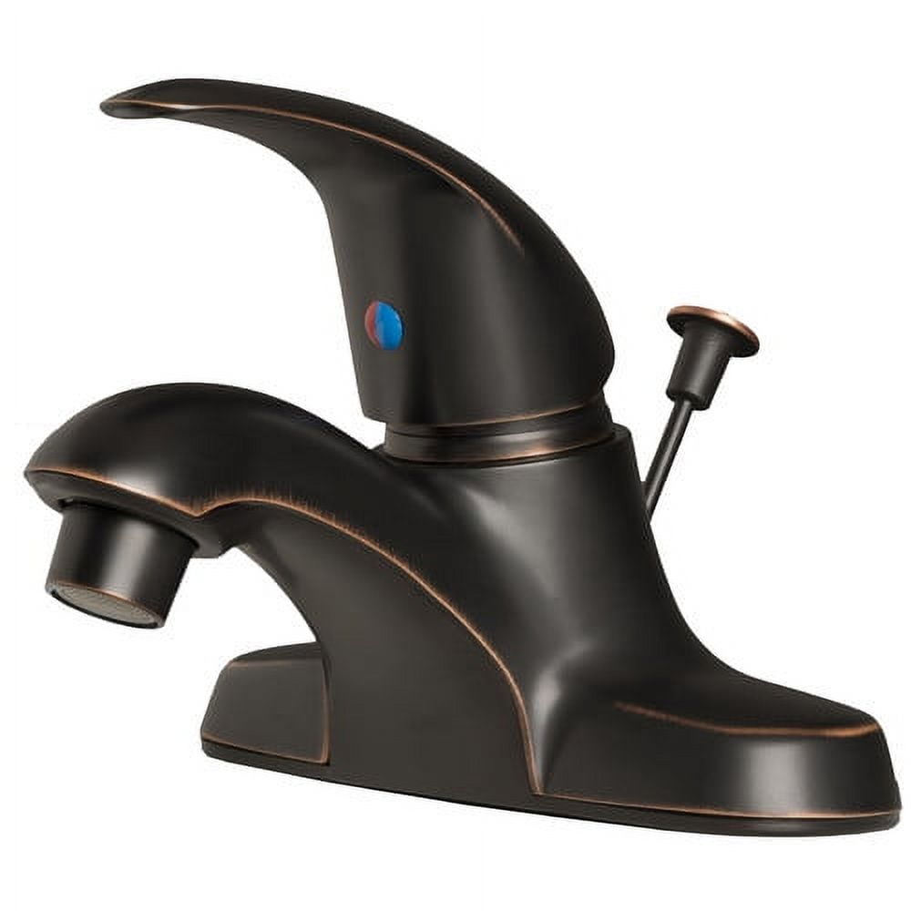 Laguna Brass Centerset Bathroom Faucet with Drain Assembly