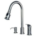 thumbnail image 1 of Laguna Brass Pull Down Single Handle Kitchen Faucet, 1 of 4