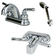 Laguna Brass RV/Home Mobile Diverter Tub and Shower Faucet with Valve, and Trim