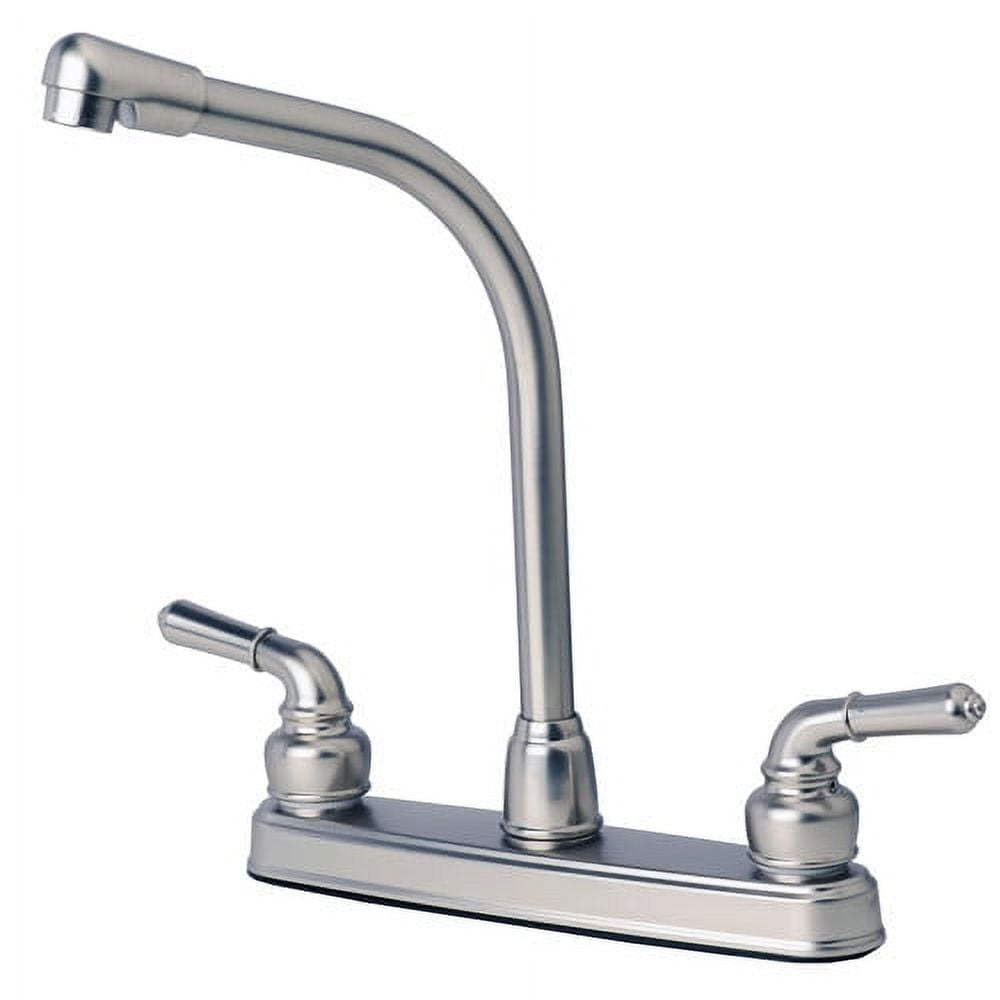 Laguna Brass RV Mobile Home Double Handle Kitchen Faucet