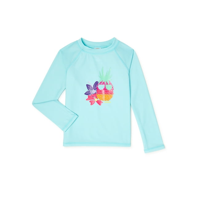 Laguna High Neck Rash Guard (Little Girls or Big Girls), 1 Count, 1