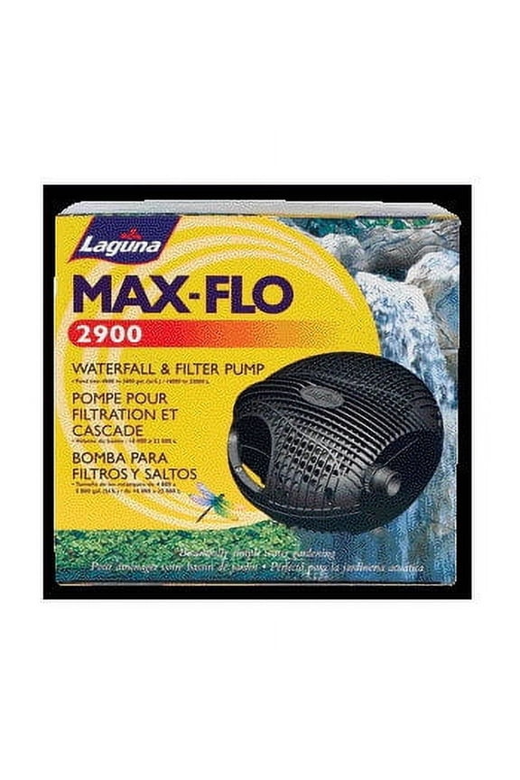 Max-Flo 2900 Electronic Waterfall and Filter Pump for Ponds Up to 5800-Gallon