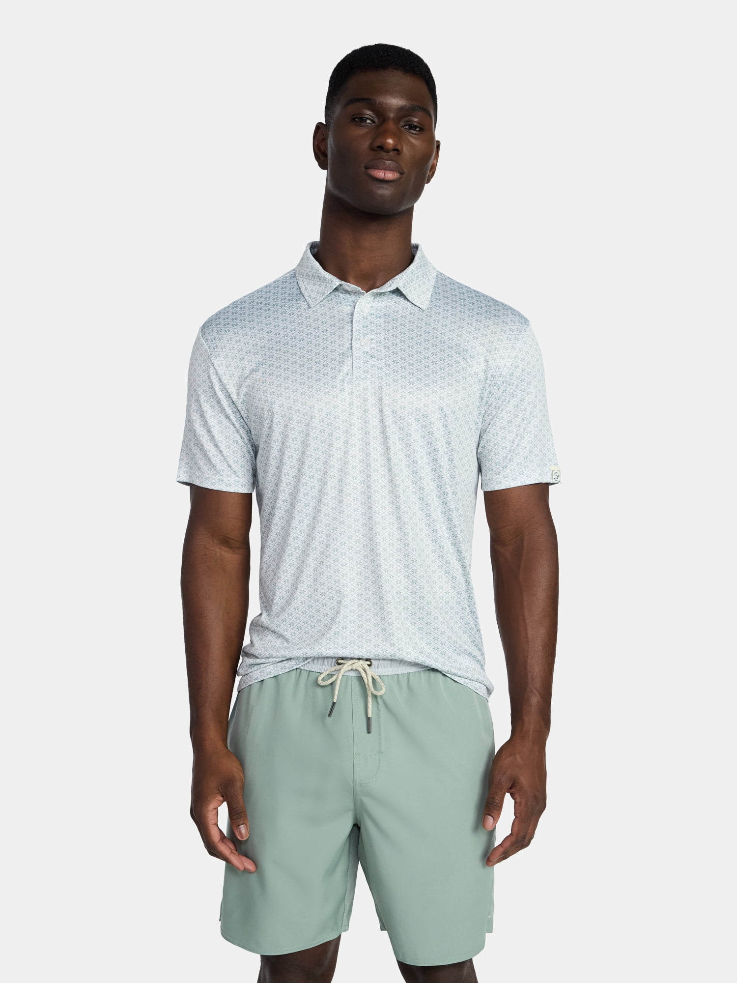 Laguna Men's Polos Shirt and 7" Volley Shorts Swim Set, 2-Piece, Sizes M-2XL