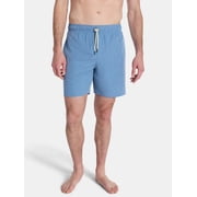 Laguna Mens Stretch Volley Swim Trunks with Brief Liner, 7" Inseam, Sizes M-2XL