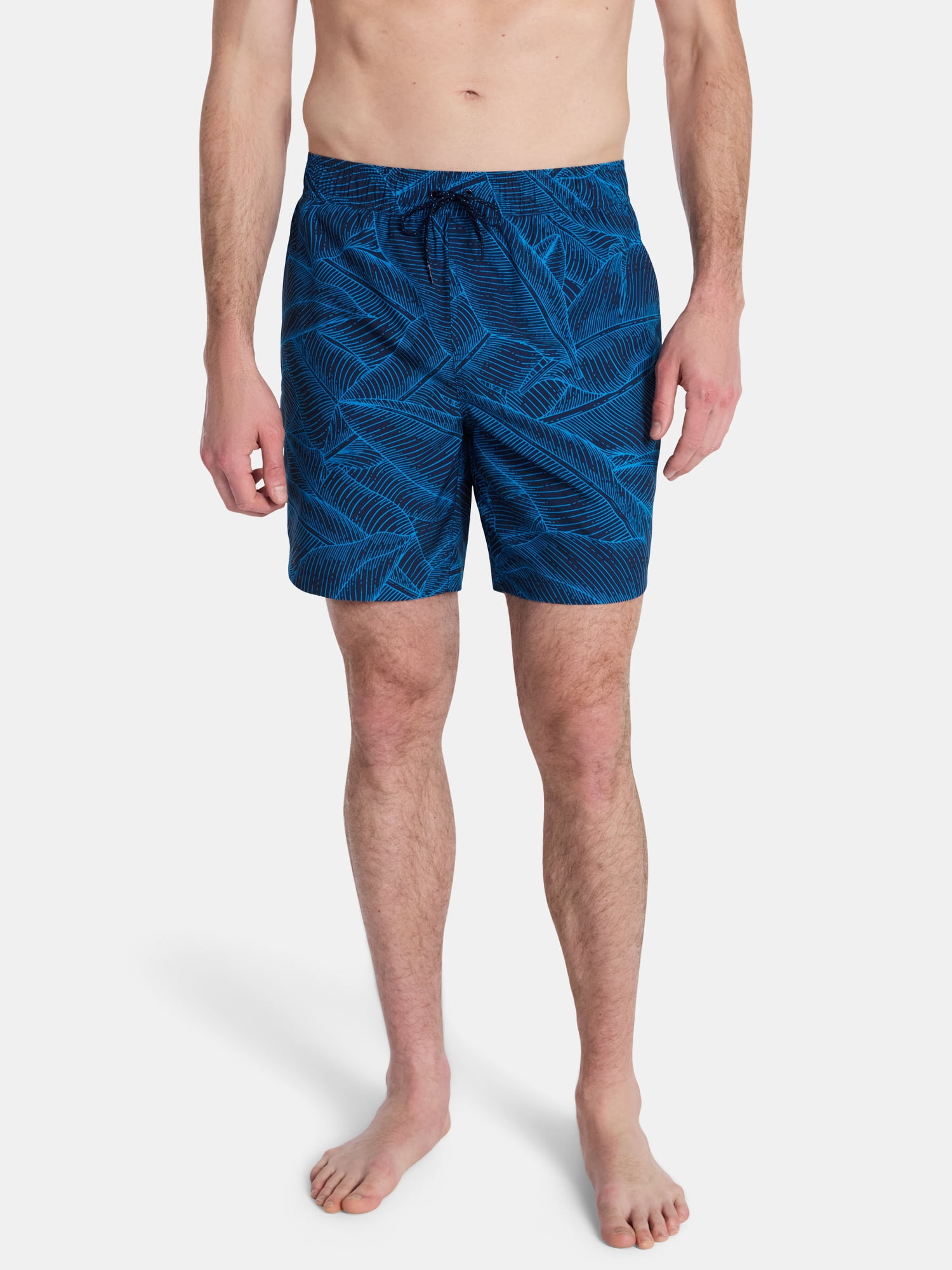 Laguna Men's Swim Trunks with Comfort Liner, 7" Inseam, Sizes M-2XL