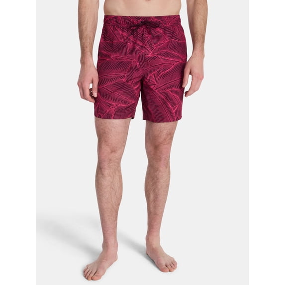 Laguna Men's Swim Trunks with Comfort Liner, 7" Inseam, Sizes M-2XL