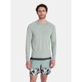 thumbnail image 1 of Laguna Men's Marble Knit Sun Top with Long Sleeves, Sizes M-2XL, 1 of 5