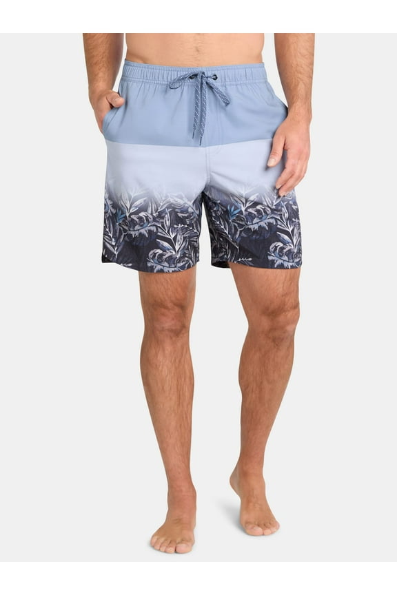 Men's Swim Trunks, 7" Inseam, Sizes M-2XL