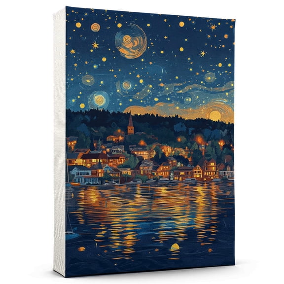 Laguna Niguel Travel Canvas Prints, California Starry Night Travel decor, Laguna Niguel Map Poster, California Travel Decor Artwork - 98AZ714