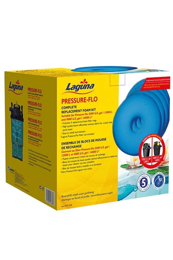 PT1738 Replacement Foam Kit for Pressure Flo 3200 & 4000 - Pack of 5