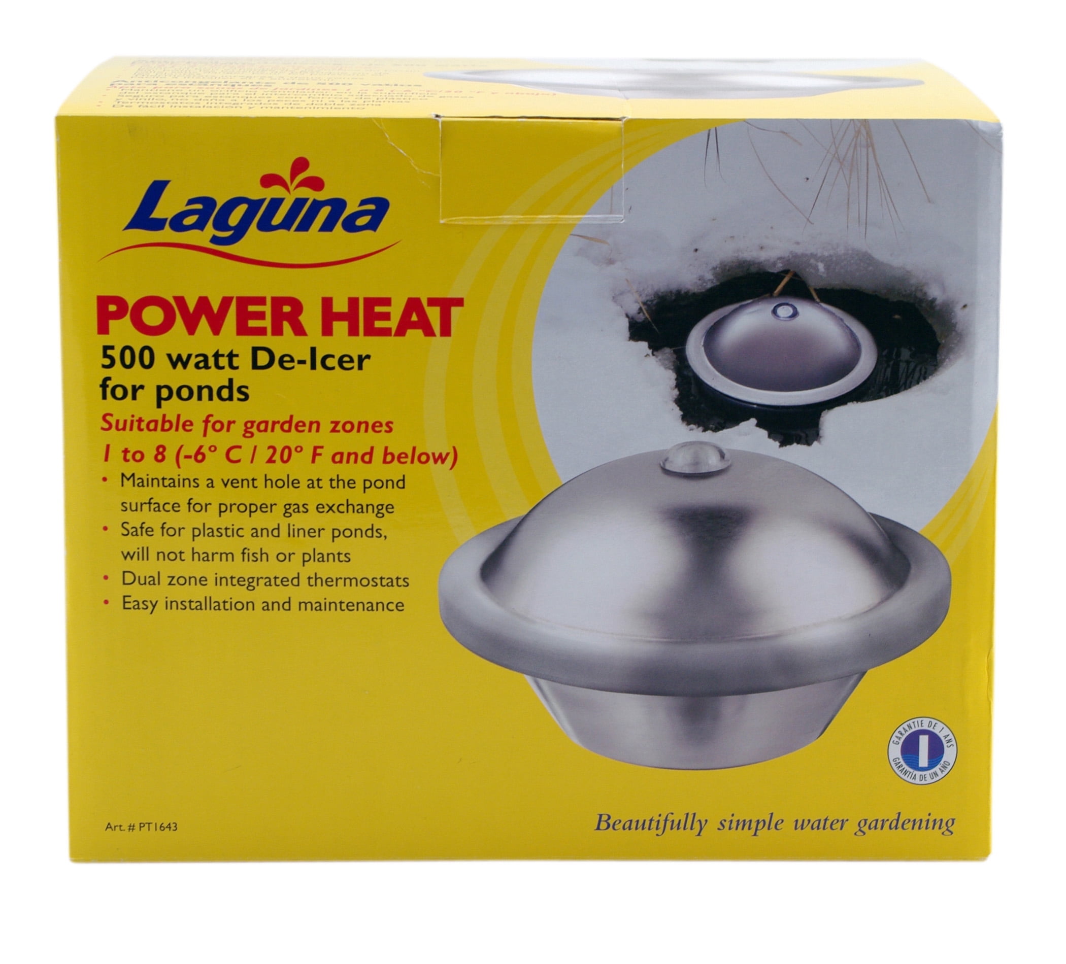 Laguna Stainless Steel 500-Watt Pond De-Icer with Thermostat Control