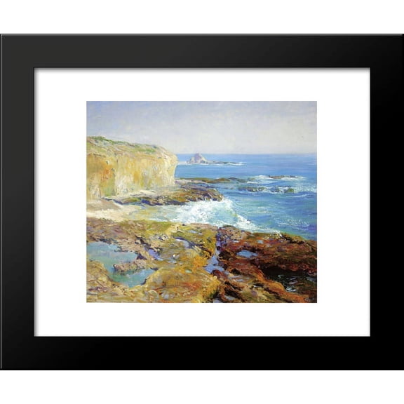Laguna Rocks, Low Tide 20x24 Framed Art Print by Guy Rose