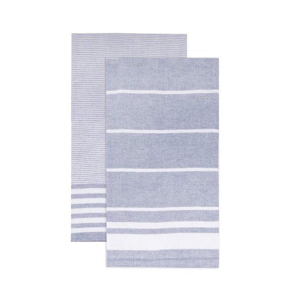 Laguna Stripe Terry Towel Set Of 2