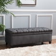 thumbnail image 1 of Laguna Tufted Storage Ottoman, 1 of 12