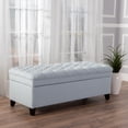 thumbnail image 1 of Laguna Tufted Storage Ottoman, 1 of 8
