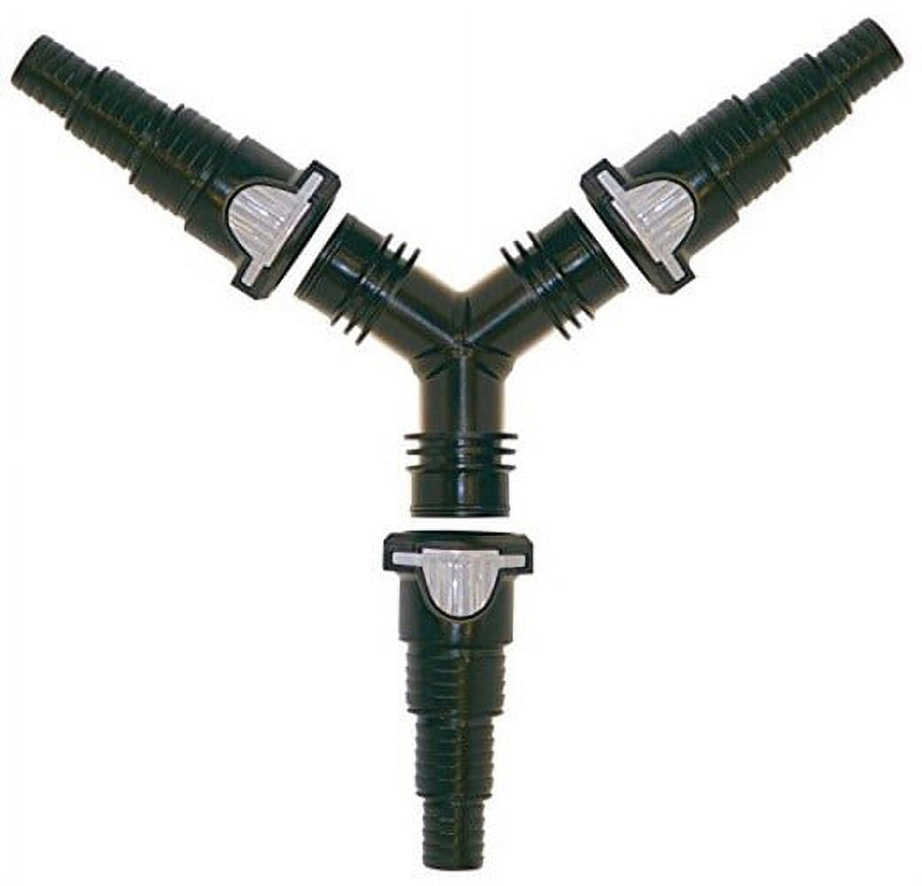 Laguna Y-Connector Supplied with 3 Click-Fit Connectors, 1-1/4-Inch